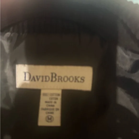 David Brooks Black Corduroy Zip Front Vest Adjustable Sides - Picture 3 of 6